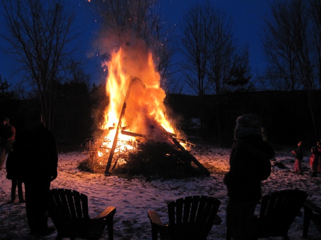 solstice bonfire